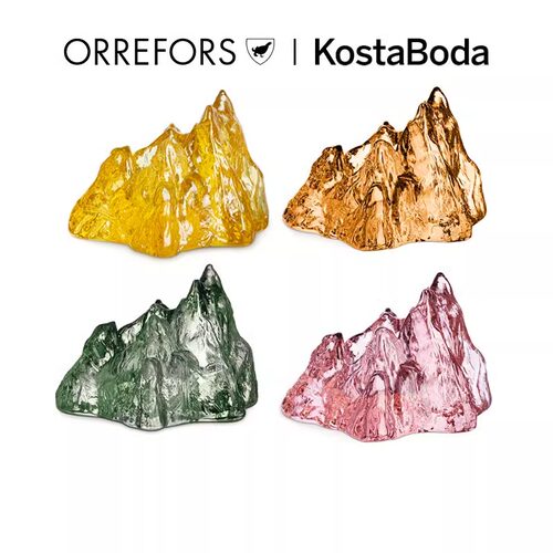 KOSTABODA烛台瑞典进口水晶玻璃