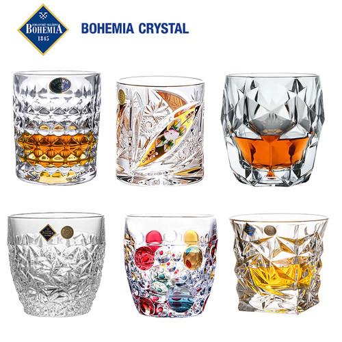 bohemia捷克水晶玻璃啤酒果汁杯