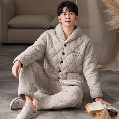 男珊瑚绒夹棉男士珊瑚绒加厚夹棉