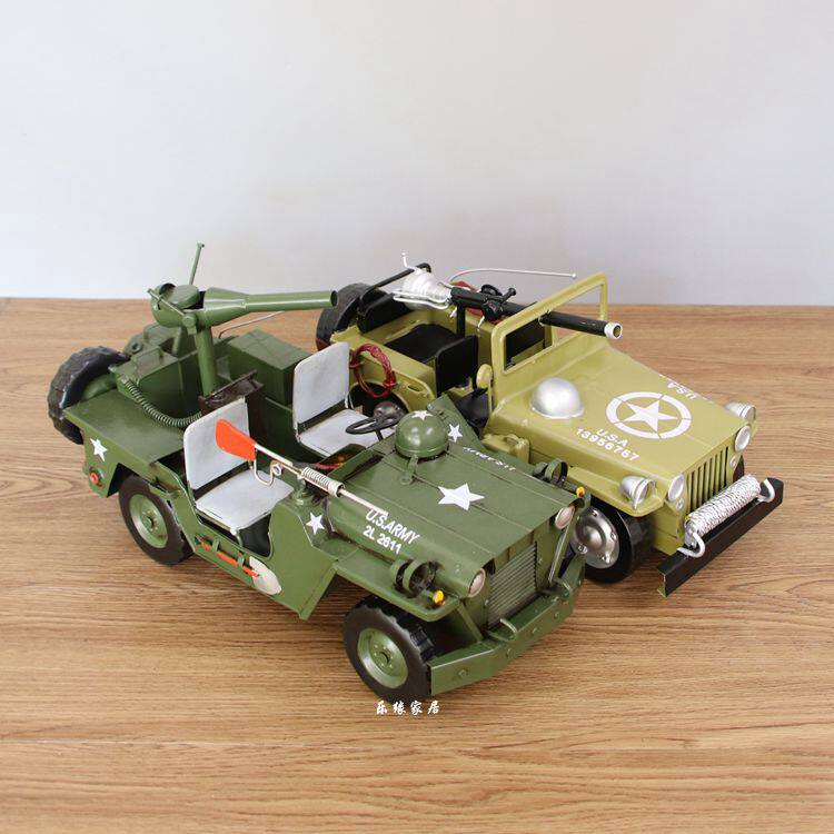 美式擎天柱铁艺集装箱纸巾盒摆件创意烟灰缸桌面个性抽纸盒铁皮车