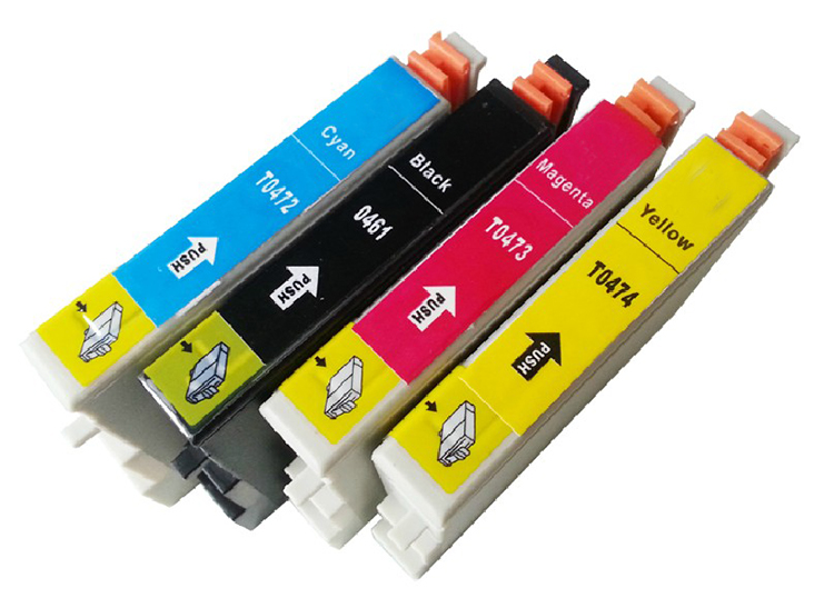 适用爱普生T0461墨盒T0472彩色C63/65/C83/CX3500/4500/6300/6500