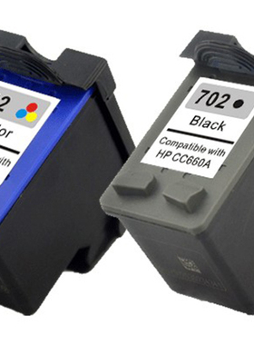 适用惠普702XL墨盒J3508黑色J3506 3600 3606 3608 5508 22XL