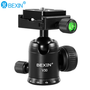 三脚架云台微单反相机全景球形云台摄影独脚架万向球型云台底座