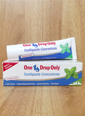 德国原装onedroponly万卓欧利浓缩牙膏高含氟防蛀防龋齿脱矿成人
