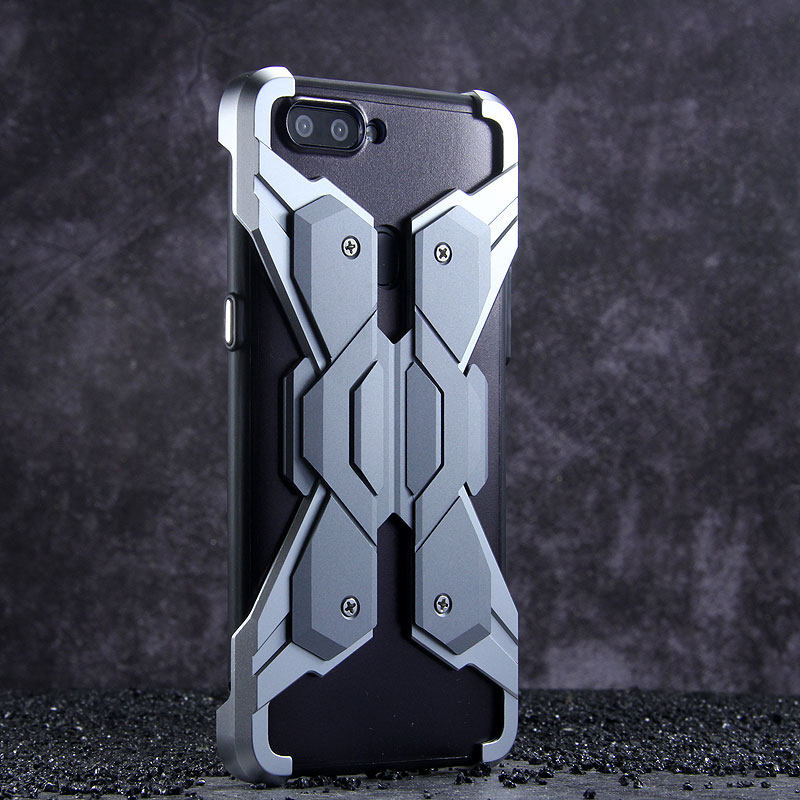 Luphie Neo Armor EVA Wings Shockproof TPU Metal Case Cover for OPPO R11s & OPPO R11s Plus