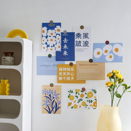 装饰卡片小清新墙面宿舍卧室墙贴