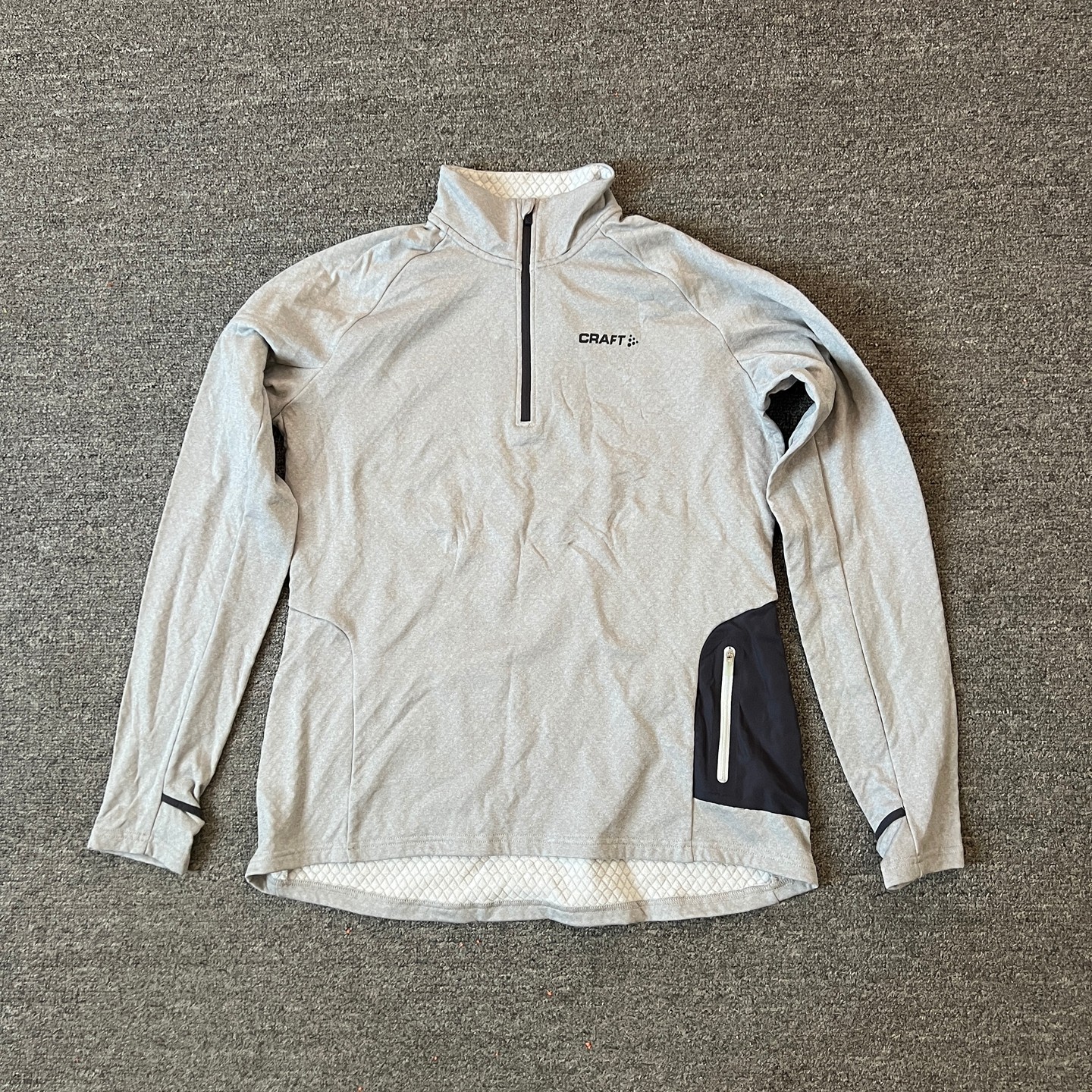 瑞典品牌保暖大码运动长袖骑行女款秋冬加绒训练服半开领跑步上衣