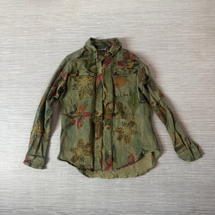 瑕疵西班牙品牌女款纯棉长袖衬衫厚实百搭上衣休闲春秋秋冬2026