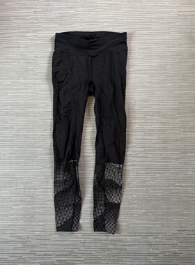 品牌瑞典薄款黑色长裤紧身运动骑行训练系带女款春秋弹力跑步裤