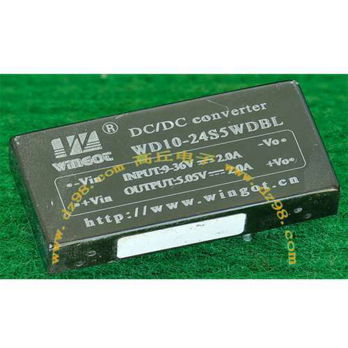 WINGOT BWD10-24S5WDBL 9-36转5V 2A 10W 电源模块 12V 24V