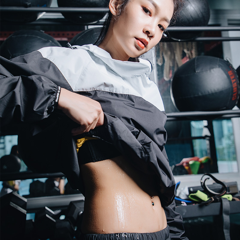 准者暴汗服套装女跑步训练