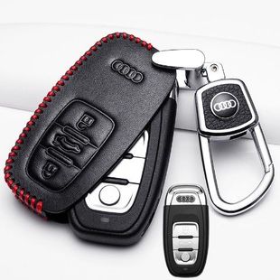 q5男 专用钥匙扣壳18老款 适用于2018款 奥迪Q5钥匙套车钥匙包插入式