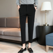 商务韩版 子男九分男士 修身 西裤 0318k 春潮流小脚西装 显瘦休闲裤 裤