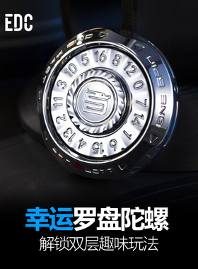 潮廷幸运罗盘指尖陀螺EDC玩具