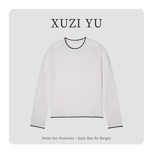 女771 宽松T恤圆领针织衫 MA8363 YU.小个子定制秋冬穿搭长袖 XUZI