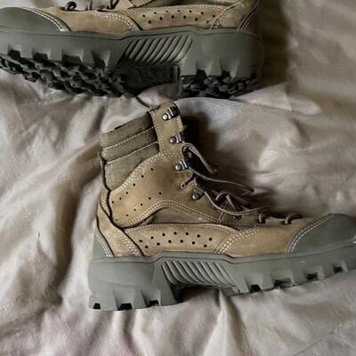 美军原品高帮战术靴户外防水透气