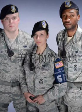 军版原品美国空军USAF SECURITY POLICE魔术贴袖标安全勤务标SP