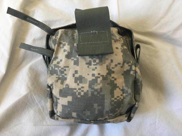 军版原品美军ACU迷彩医疗包腰包腿包原品美军MOLLE防水包腿包附包