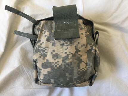 军版原品美军ACU迷彩医疗包腰包腿包原品美军MOLLE防水包腿包附包