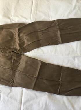军版原品美军USMC狼棕色抓绒衬裤美军保暖卫衣美国进口防寒内裤