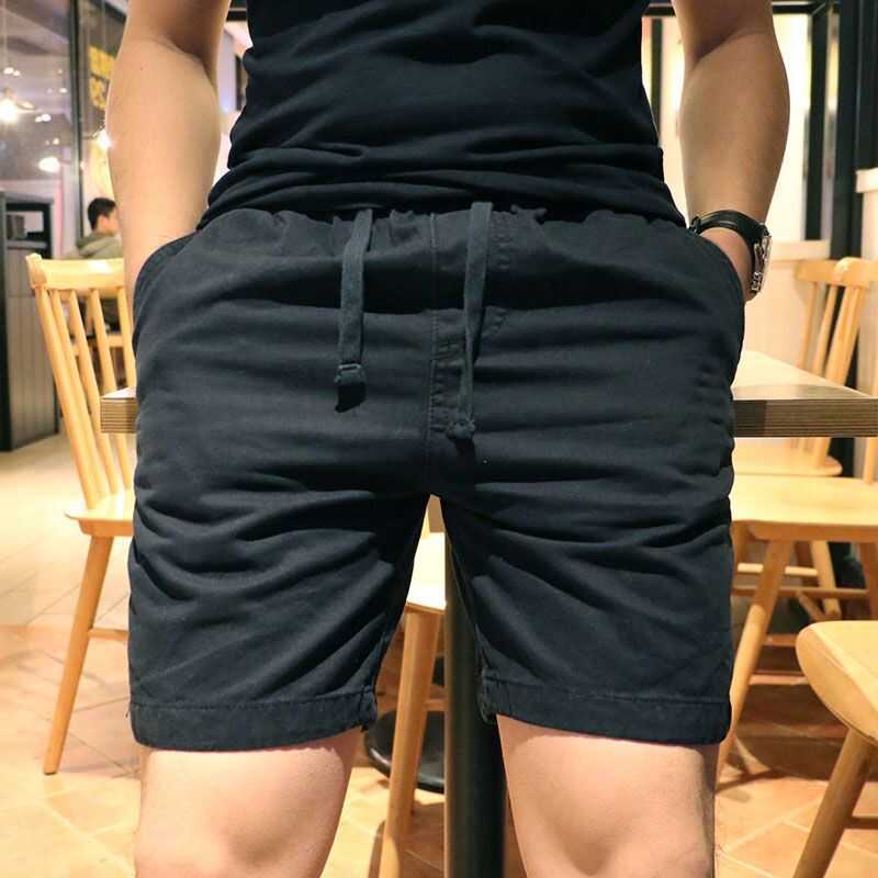 潮牌百搭男士潮流休闲工装三分裤中裤纯棉大裤衩夏季宽松美式短裤