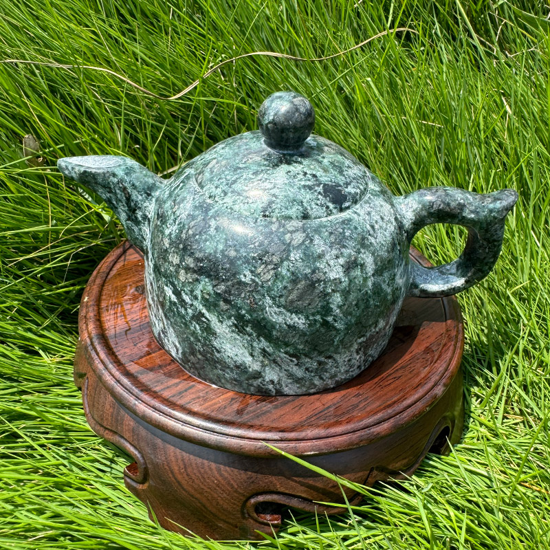 西藏墨脱天然皂石茶壶家用高档沏茶壶纯手工功夫茶壶茶具手工茶具