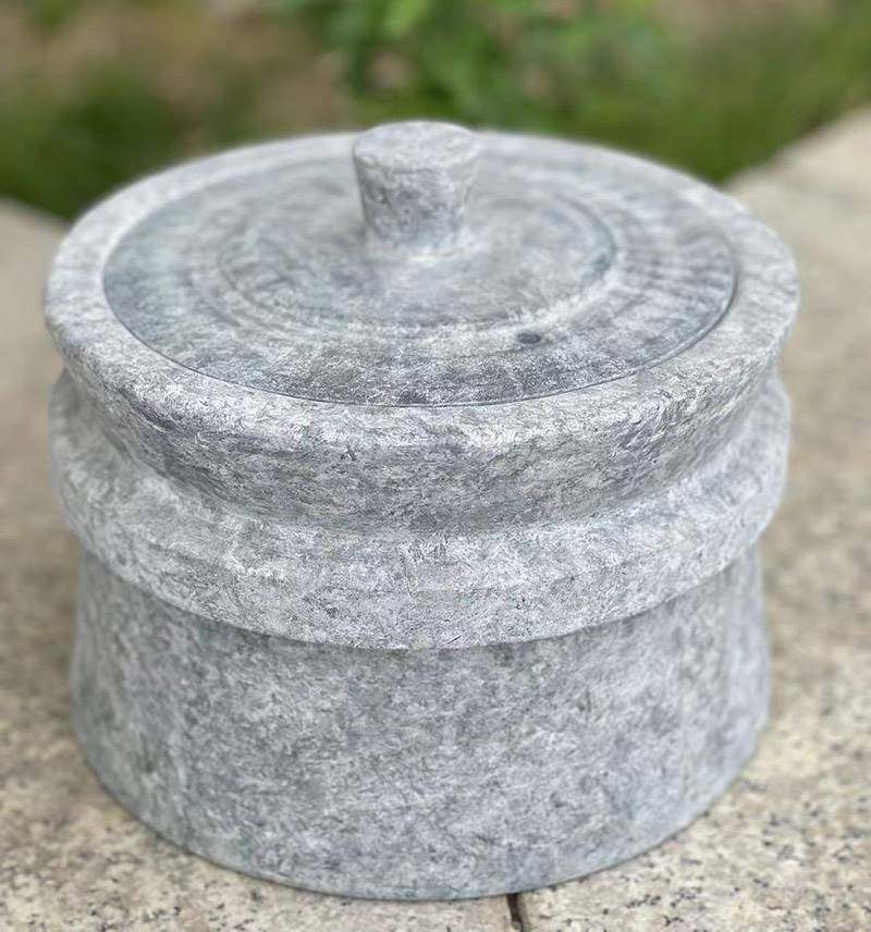 墨脱石锅西藏天然皂石耐高温煲仔饭汤家用燃气中式炖锅小奶锅复古