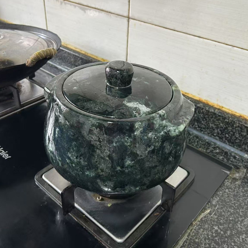 正宗墨脱石锅天然皂石锅手工精刨光养生炖汤锅软皂石奶锅特级精品