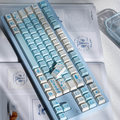 A Design 兔兔假日乐园键帽PBT或PC材质原厂高度适配机械键盘