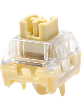 凯华BOX夜阑轴PC高强度外壳段落轴线性轴手感5脚50g米色灰色