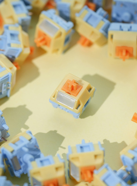 SU LAB噜噜静音轴线性POM双色轴心32g37g45g适配客制化机械键盘