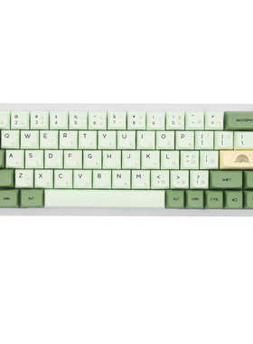 XDA V2高度Matcha键帽抹茶热升华PBT俄文日文韩文字根配机械键盘