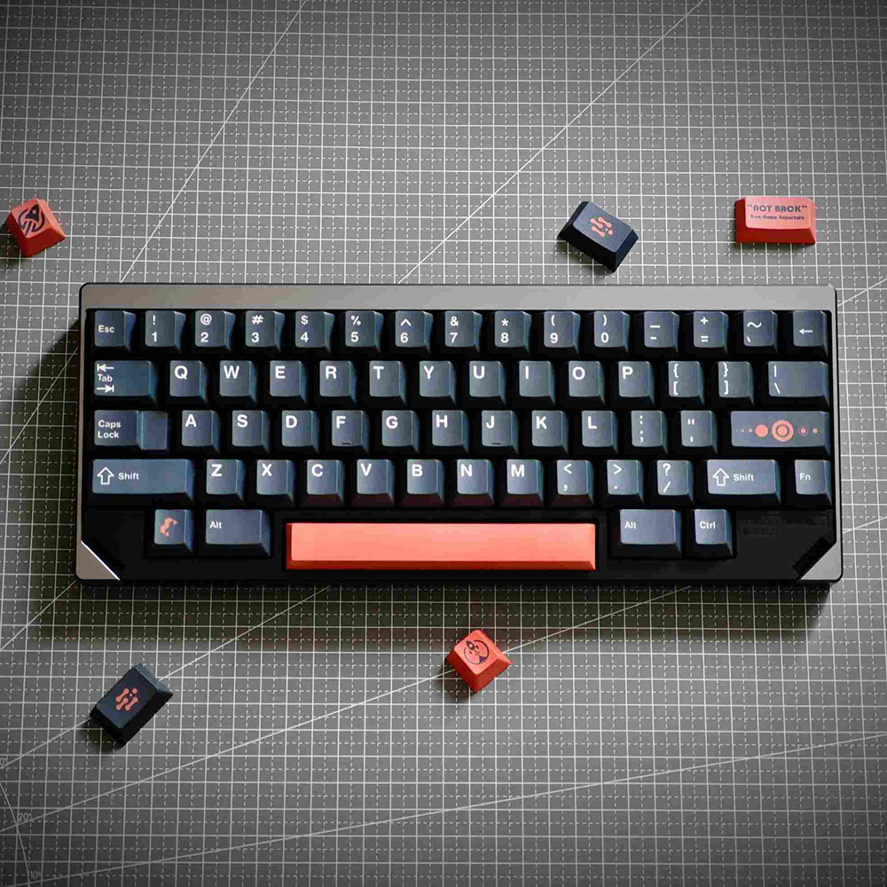 Vividkey逃离地球键帽PBT+ABS原厂高度热升华适配客制化机械键盘