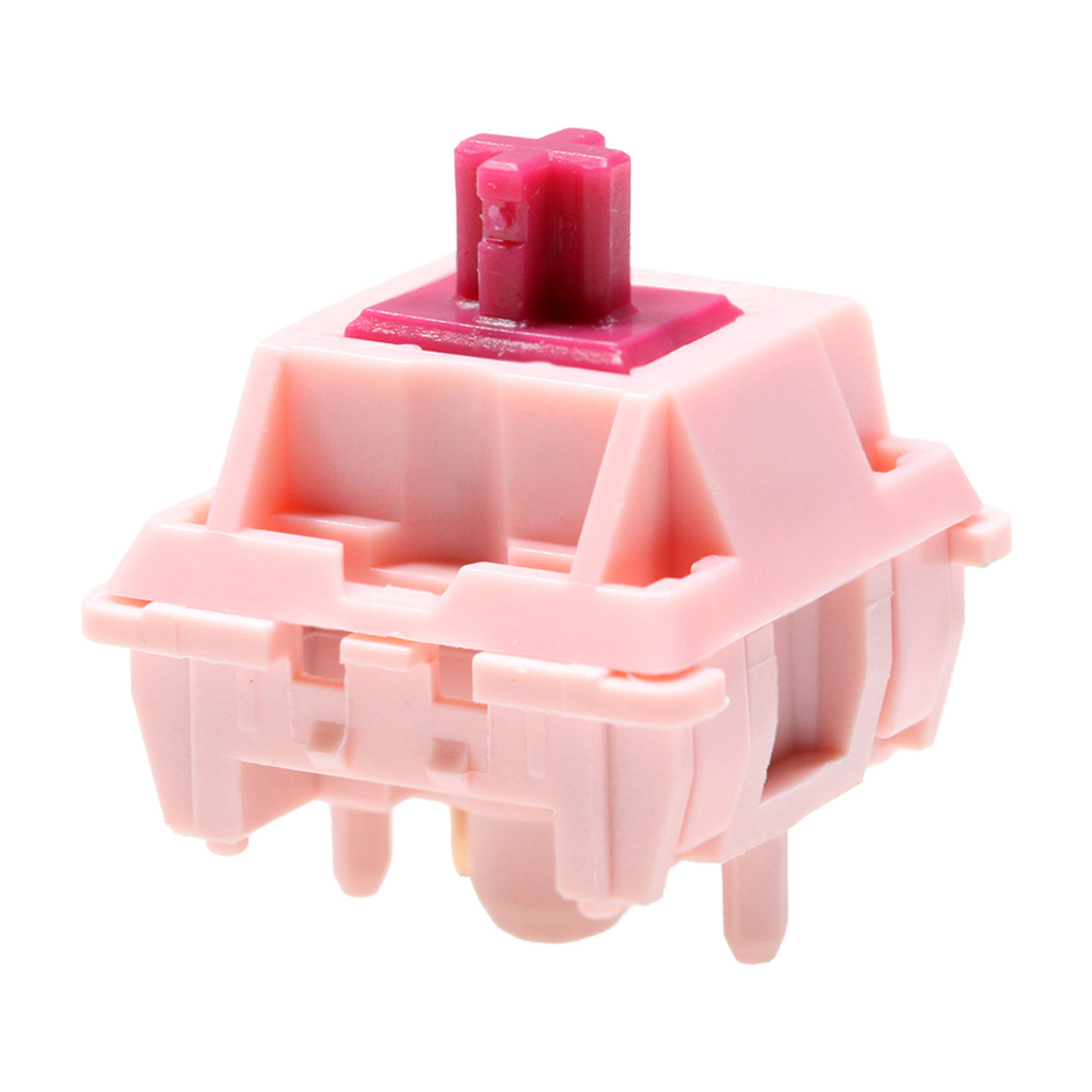 Sarokeys草莓酒红线性轴适配机械键盘5脚长弹簧50g POM声优HIFI,电脑硬件/显示器/电脑周边,键盘,淘宝优惠券,粉丝福利购,淘宝优惠卷