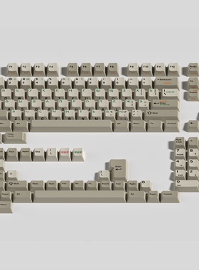 MXRSKEY热升华俄文字根正侧刻键帽原厂高度PBT材质大全套