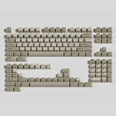 MXRSKEY热升华俄文字根正侧刻键帽原厂高度PBT材质大全套