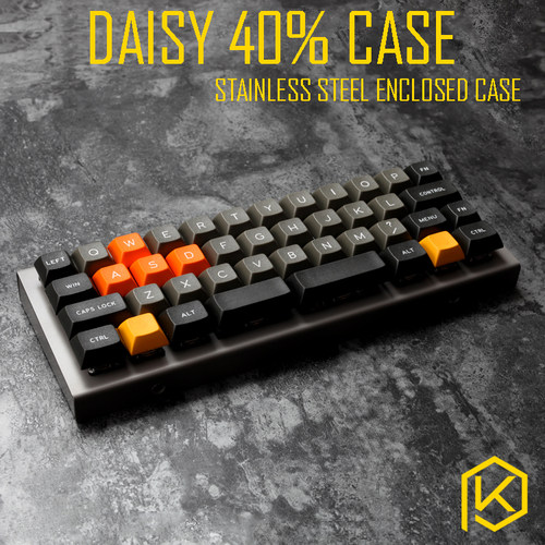 daisy雏菊40%机械键盘钛灰色半高