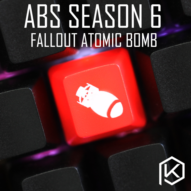 abs透光个性键帽 esc r4 f区 辐射fallout 哔哔小子111避难所