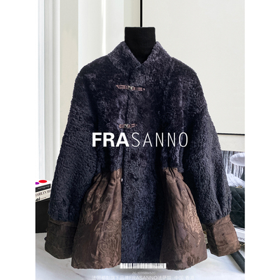 拉贡皮毛一体女皮草外套鹅绒服