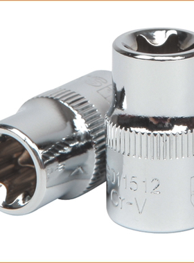 钢盾工具10MM花形旋具E型套筒中飞中孔花件棘轮扳手套筒头S011508