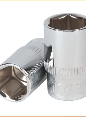 SHEFFIELD钢盾6.3mm手动公制6角标准套筒1/4扭力扳手套筒S010104