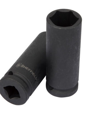 钢盾 3/4 六角风动气动加长套筒 套筒 S123517--S123532/S123555