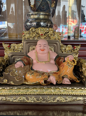 厂家直销树脂弥勒佛寺庙摆件