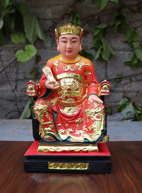 厂家直销树脂灶君家用厨房摆件