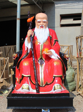 厂家直销树脂玻璃钢月老摆件