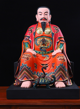 厂家直销树脂玻璃钢玄武大帝摆件
