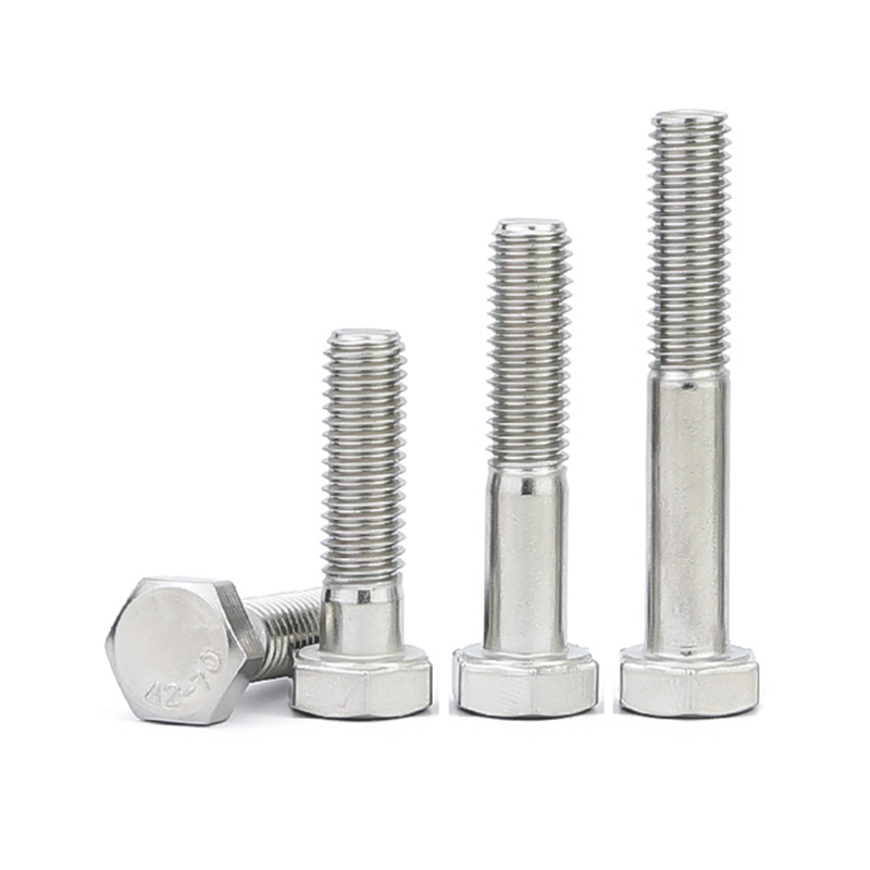 不锈钢304半牙外六角螺丝DIN931半螺纹螺栓M6M8M10M12M14M16