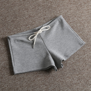 女热裤 ins辣妹显腿长修身 性感抽绳低腰健身运动短裤