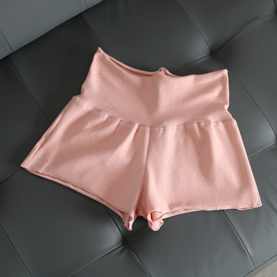 折叠腰欧美短裤密拷边