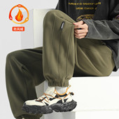 winter tied pants men Autumn ankle for windproof sweatpants
